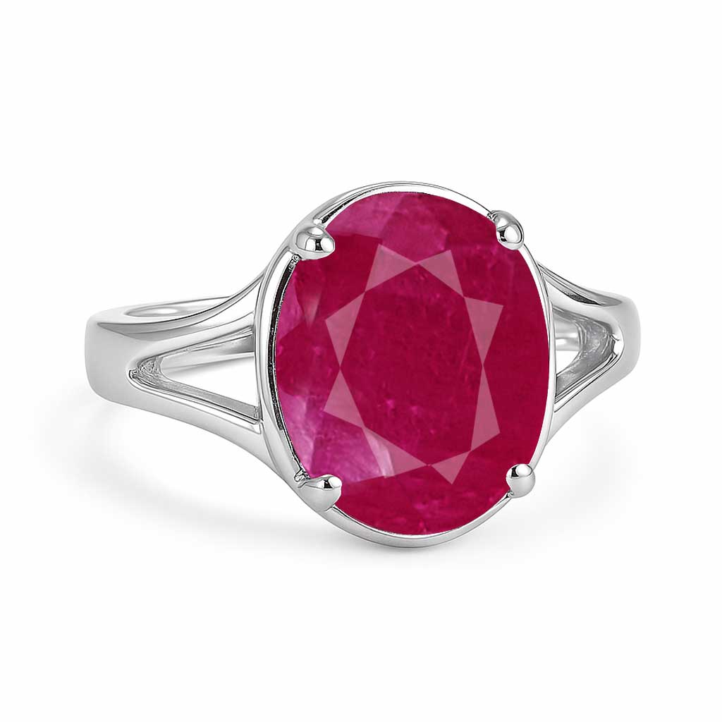 Luxury Designer Sterling Silver Ruby Men’s Ring for Him