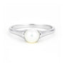 Luxury Heritage Sterling Silver Moti (Pearl) Stone Women’s Ring