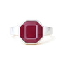 Luxury Heritage Sterling Silver Ruby Women’s Ring