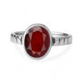 Luxury Royal Hessonite Gomed Sterling Silver Ring for Male