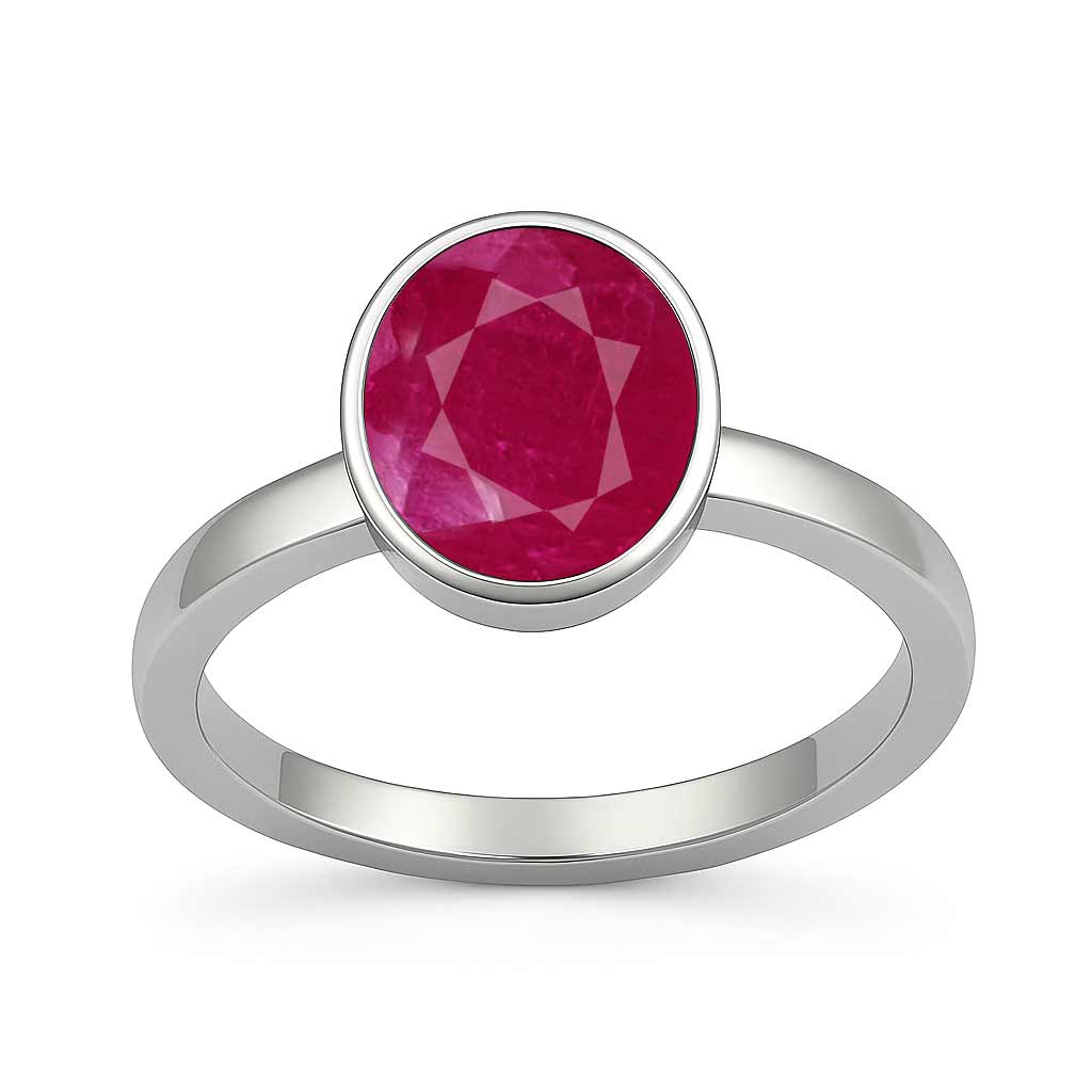 Luxury Ruby 925 Sterling Silver Ring for Women