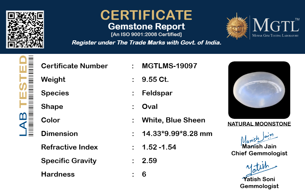 Ceylon Moonstone - 9.55 Carat Limited Quality MS-19097