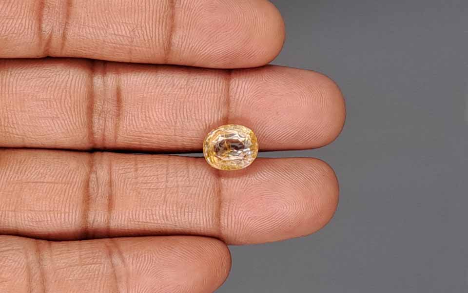 Natural Yellow Topaz - 5.77 Carat Rare Quality YT-25146