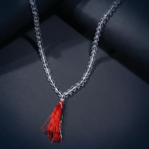 Original Sphatik Jaap Mala (Quartz - 8.00 MM)