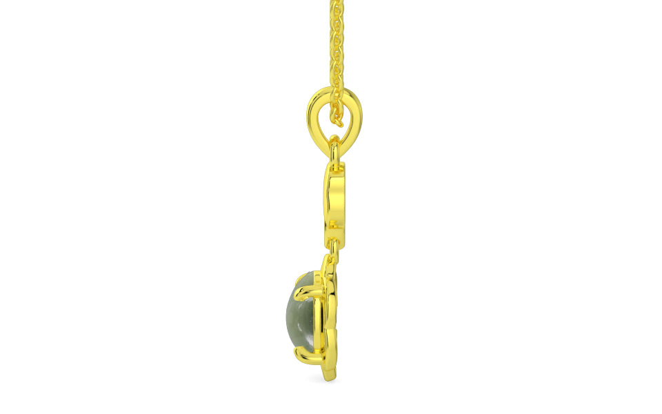 Panchdhatu Cat's Eye Pendant Fine Quality (P6)