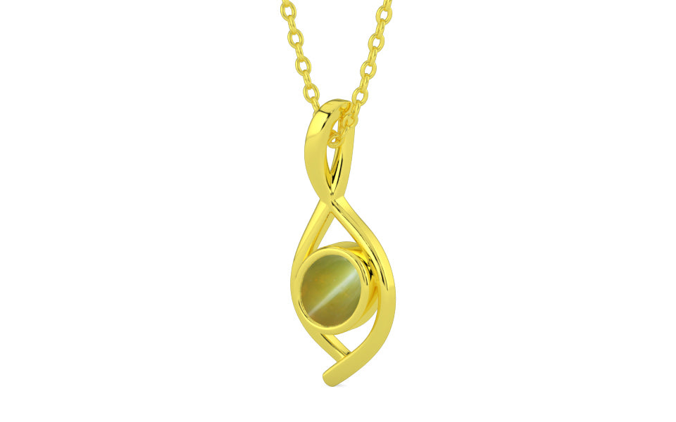 Panchdhatu Cat's Eye Pendant Limited Quality (P1)