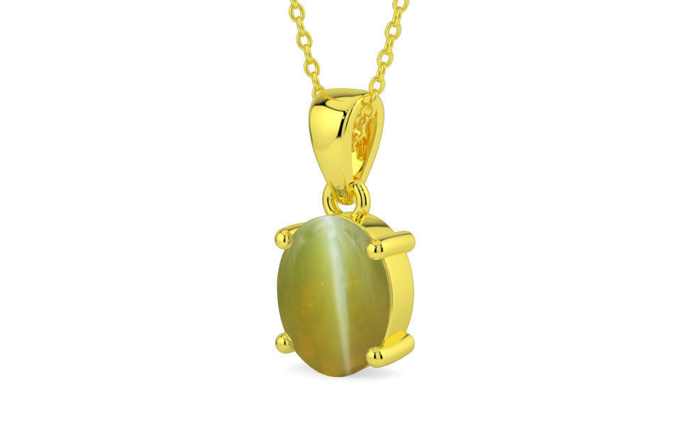 Panchdhatu Cat's Eye Pendant Limited Quality (P10)