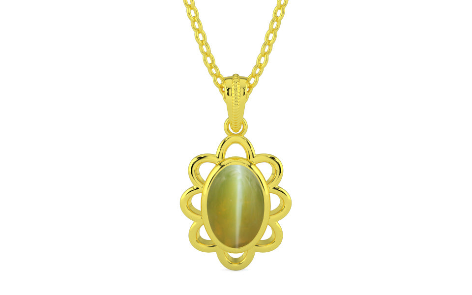 Panchdhatu Cat's Eye Pendant Limited Quality (P3)