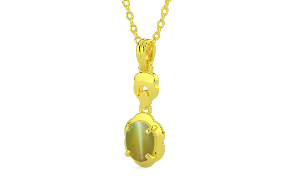 Panchdhatu Cat's Eye Pendant Limited Quality (P6)