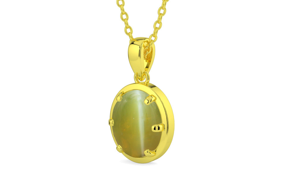 Panchdhatu Cat's Eye Pendant Limited Quality (P8)