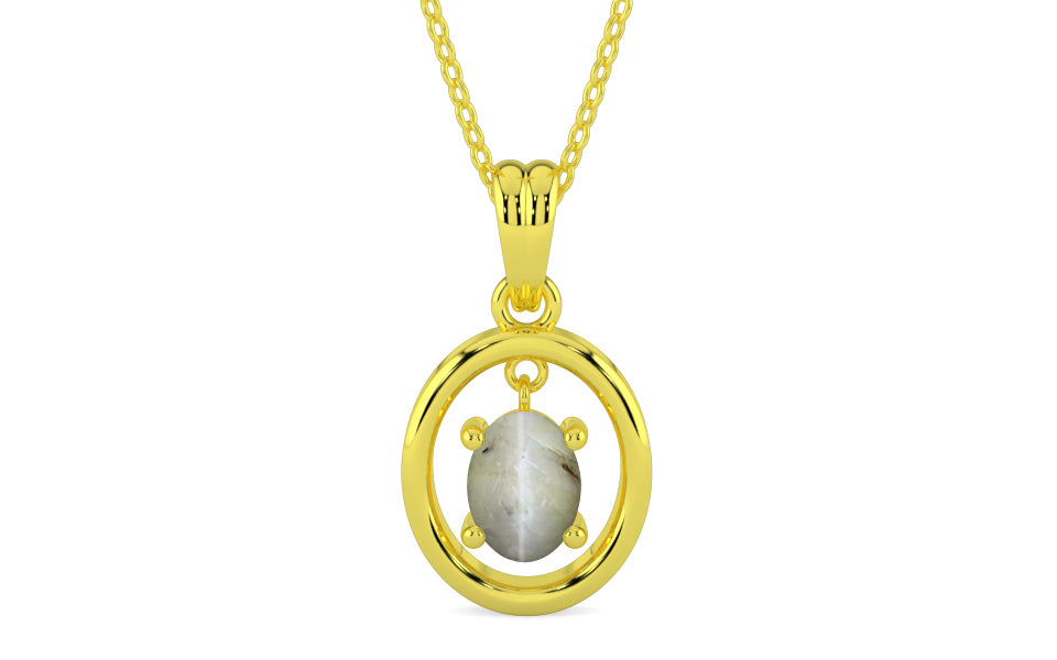 Panchdhatu Cat's Eye Pendant Prime Quality (P2)