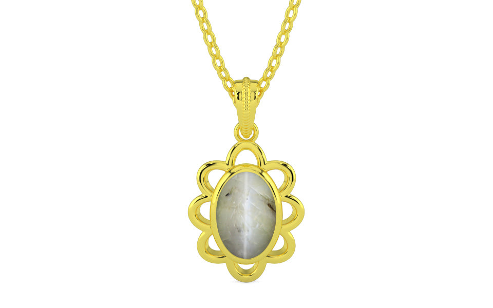 Panchdhatu Cat's Eye Pendant Prime Quality (P3)