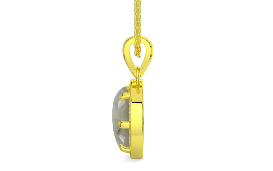Panchdhatu Cat's Eye Pendant Prime Quality (P8)