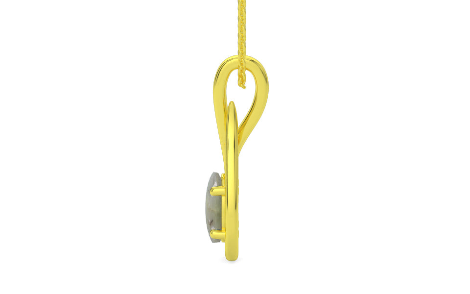 Panchdhatu Cat's Eye Pendant Prime Quality (P9)