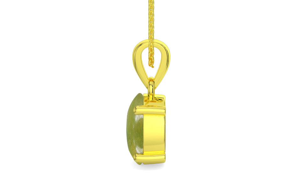 Panchdhatu Cat's Eye Pendant Rare Quality (P10)