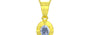 Panchdhatu Ceylon Blue Sapphire Pendant Fine Quality (P11)