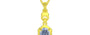 Panchdhatu Ceylon Blue Sapphire Pendant Fine Quality (P6)