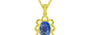 Panchdhatu Ceylon Blue Sapphire Pendant Limited Quality (P3)