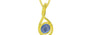 Panchdhatu Ceylon Blue Sapphire Pendant Prime Quality (P1)