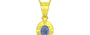 Panchdhatu Ceylon Blue Sapphire Pendant Prime Quality (P11)