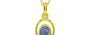 Panchdhatu Ceylon Blue Sapphire Pendant Prime Quality (P12)