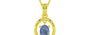 Panchdhatu Ceylon Blue Sapphire Pendant Prime Quality (P2)