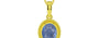 Panchdhatu Ceylon Blue Sapphire Pendant Prime Quality (P7)