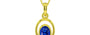 Panchdhatu Ceylon Blue Sapphire Pendant Rare Quality (P12)