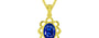Panchdhatu Ceylon Blue Sapphire Pendant Rare Quality (P3)