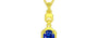Panchdhatu Ceylon Blue Sapphire Pendant Rare Quality (P6)