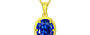 Panchdhatu Ceylon Blue Sapphire Pendant Rare Quality (P8)
