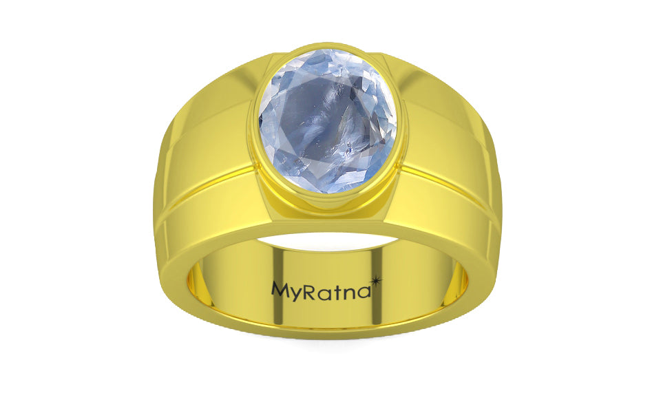 Panchdhatu Ceylon Blue Sapphire Ring Fine Quality (R1)