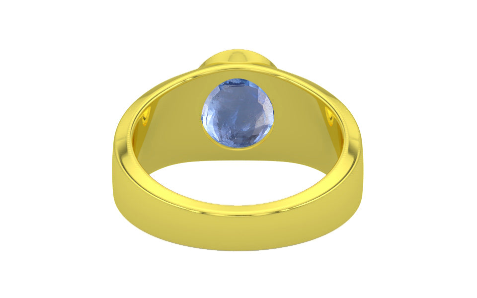 Panchdhatu Ceylon Blue Sapphire Ring Prime Quality (R10)