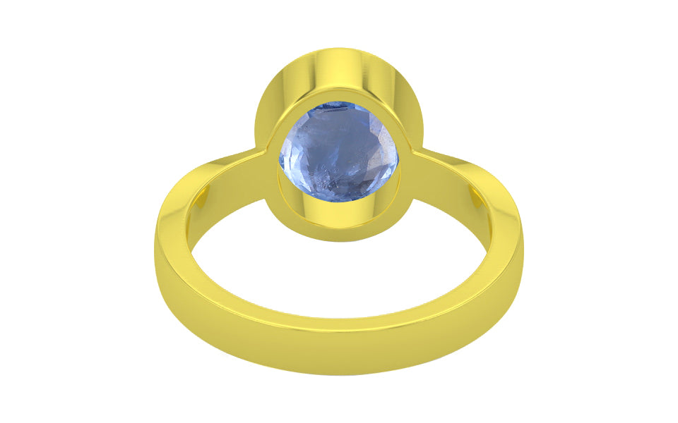 Panchdhatu Ceylon Blue Sapphire Ring Prime Quality (R9)