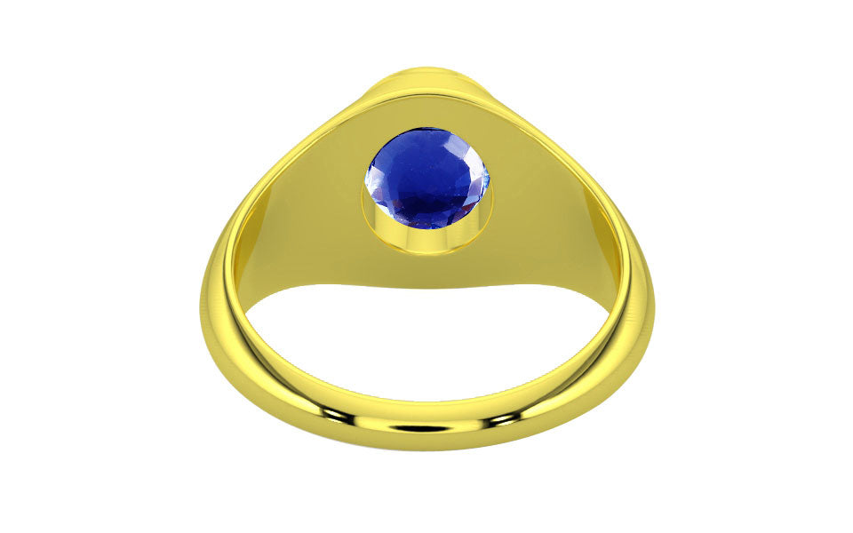 Panchdhatu Ceylon Blue Sapphire Ring Rare Quality (R12)