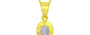 Panchdhatu Ceylon White Sapphire Pendant Fine Quality (P11)