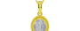 Panchdhatu Ceylon White Sapphire Pendant Fine Quality (P7)
