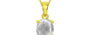 Panchdhatu Ceylon White Sapphire Pendant Limited Quality (P10)