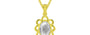 Panchdhatu Ceylon White Sapphire Pendant Limited Quality (P3)