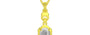 Panchdhatu Ceylon White Sapphire Pendant Limited Quality (P6)