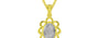 Panchdhatu Ceylon White Sapphire Pendant Prime Quality (P3)