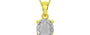 Panchdhatu Ceylon White Sapphire Pendant Rare Quality (P10)