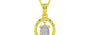 Panchdhatu Ceylon White Sapphire Pendant Rare Quality (P2)