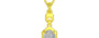 Panchdhatu Ceylon White Sapphire Pendant Rare Quality (P6)