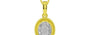 Panchdhatu Ceylon White Sapphire Pendant Rare Quality (P7)