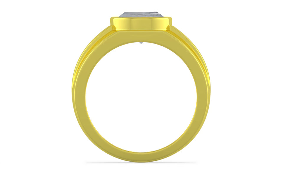 Panchdhatu Ceylon White Sapphire Ring Fine Quality (R1)
