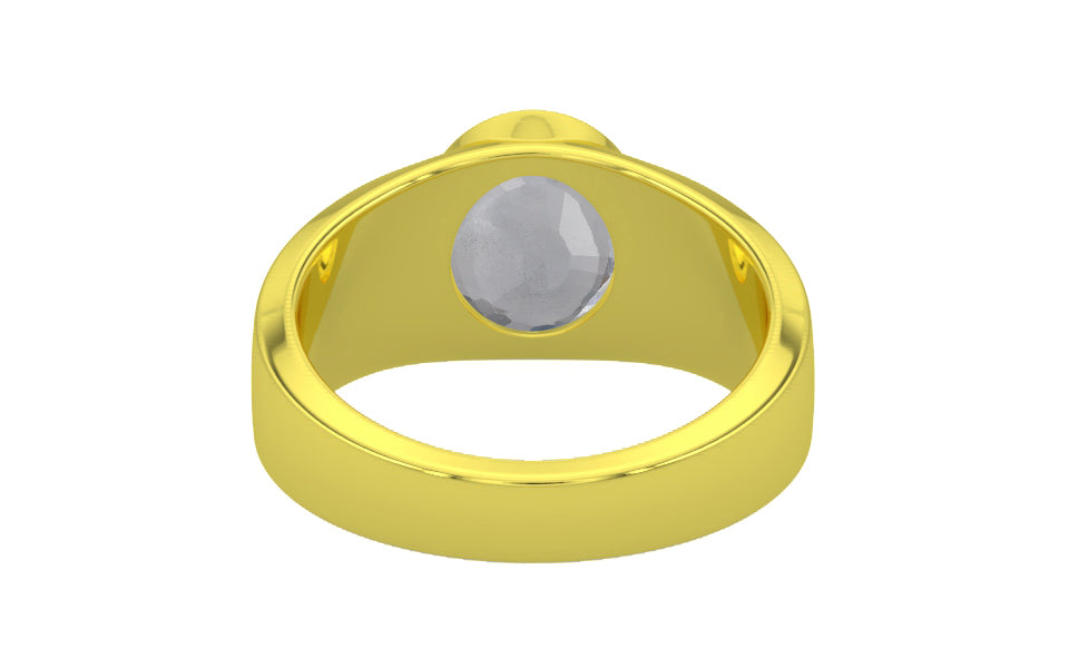 Panchdhatu Ceylon White Sapphire Ring Fine Quality (R10)