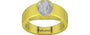Panchdhatu Ceylon White Sapphire Ring Fine Quality (R10)