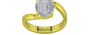 Panchdhatu Ceylon White Sapphire Ring Fine Quality (R2)