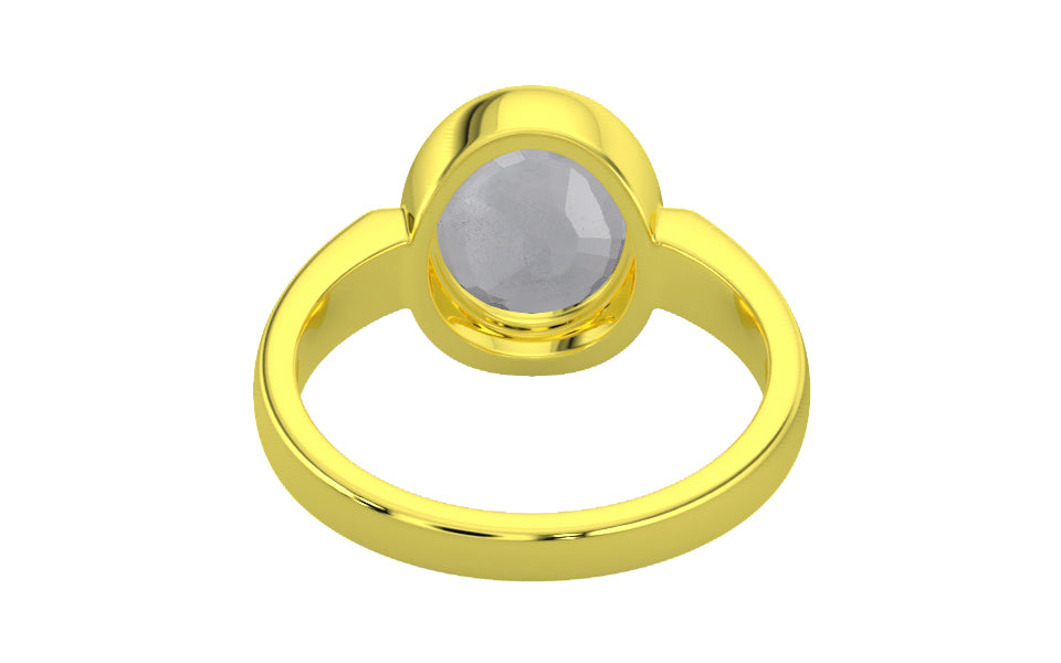 Panchdhatu Ceylon White Sapphire Ring Fine Quality (R6)